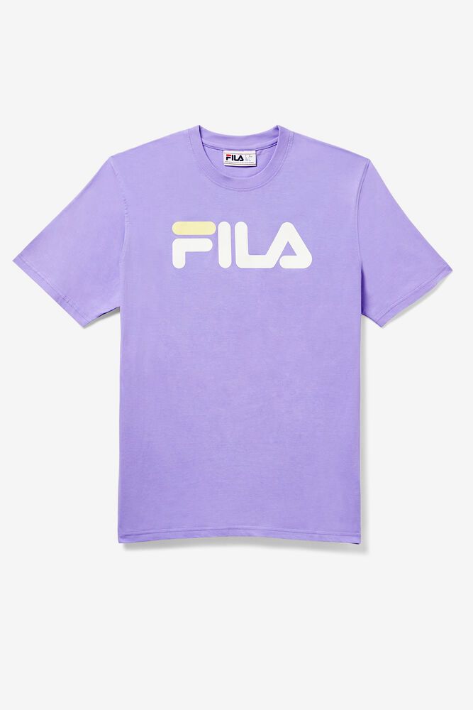 Fila Eagle T-Shirt Purple - Mens - 61807OSYP